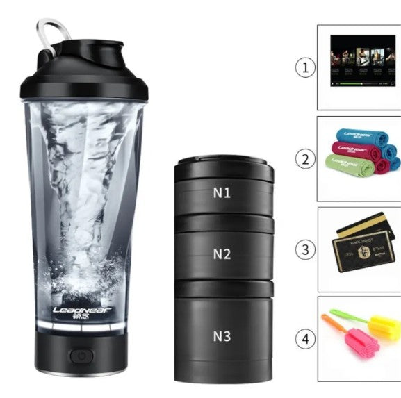 Vaso Mezclador para Fitness y Proteínas