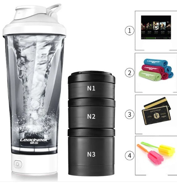 Vaso Mezclador para Fitness y Proteínas